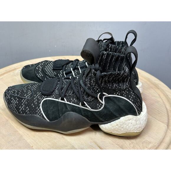 Adidas Crazy BYW X Boost Basketball 2019 Primeknit DB2743‎ Black Oreo Mens 6.5 - Picture 2 of 7